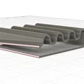 Khay Đựng Xà Phòng Hình Sóng (Soap Dish Serpentine) In 3D Độc Đáo - Thumbnail 2