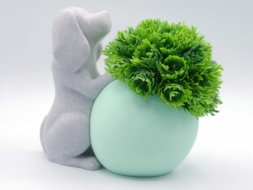 Chậu Trồng Cây Cún Con (Multi-Part) - Image 1