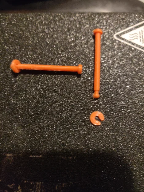 Bộ chốt bản lề và vòng đệm giữ 3D (Hinge pins and washer) - Image 1