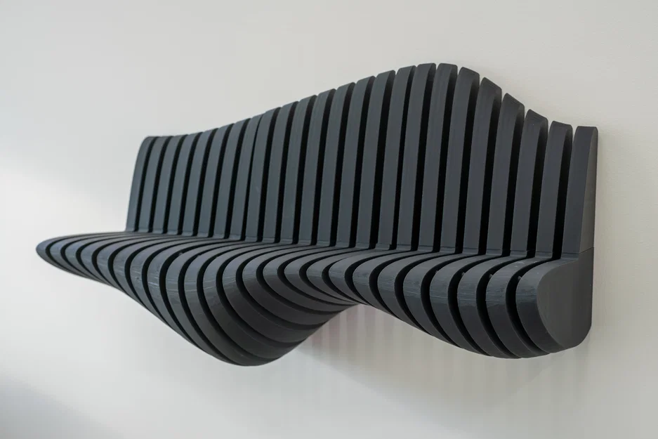 Kệ trang trí gợn sóng dạng ribs (Wavy decorate ribs shelf) - Image 4