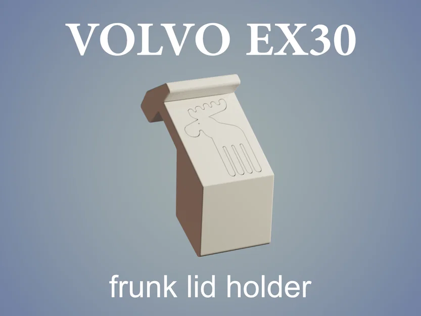 Giá đỡ giữ nắp frunk Volvo EX30 (Volvo EX30 frunk lid holder) - Image 1