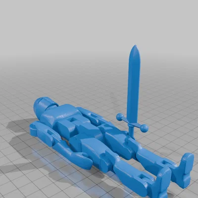 Mô hình hiệp sĩ Knight Figure - File in 3D chất lượng cao