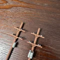 Cột điện/Cột viễn thông tỉ lệ HO (HO Scale Utility/Telephone Pole) - Thumbnail 2