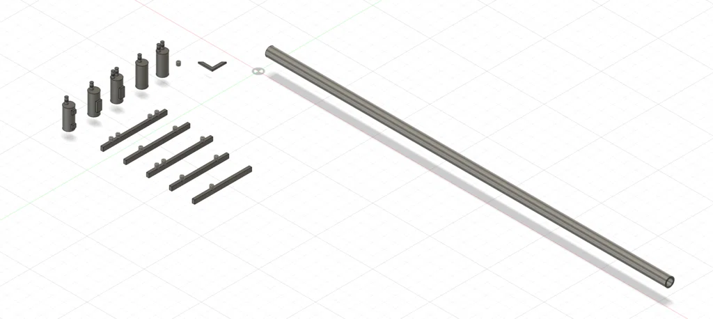Cột điện/Cột viễn thông tỉ lệ HO (HO Scale Utility/Telephone Pole) - Image 4