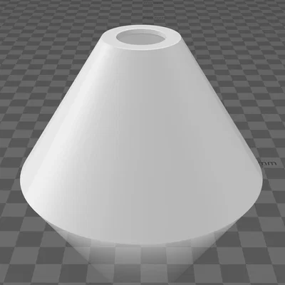 Chụp đèn đơn giản - Tự thiết kế và in 3D trang trí nhà cửa