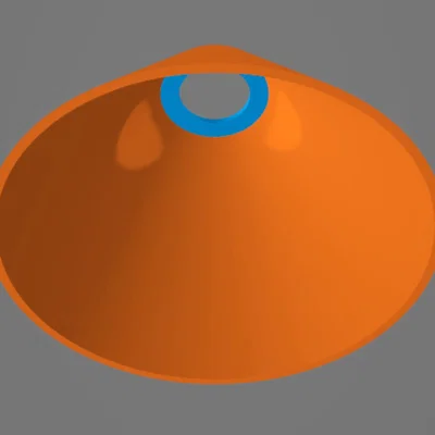 Chụp đèn đơn giản - Tự thiết kế và in 3D trang trí nhà cửa