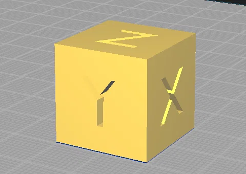Khối lập phương hiệu chuẩn máy in 3D (Calibration Cube) chính xác - Image 1