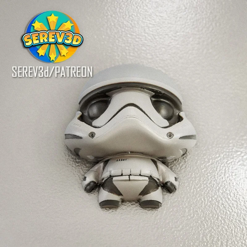 Nam châm tủ lạnh Chibi Trooper dễ thương