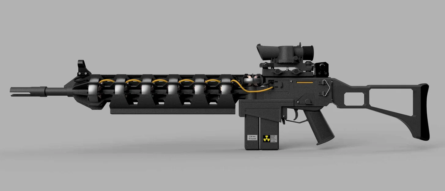 Mô hình súng Gauss Gun từ S.T.A.L.K.E.R – File in 3D cực chất - Image 1