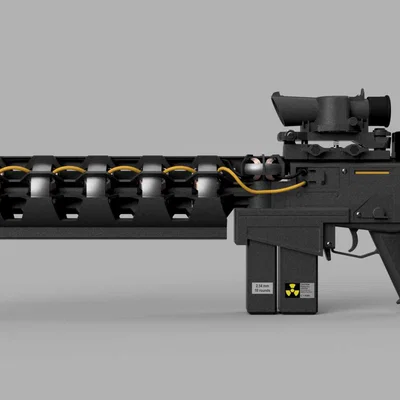 Mô hình súng Gauss Gun từ S.T.A.L.K.E.R – File in 3D cực chất