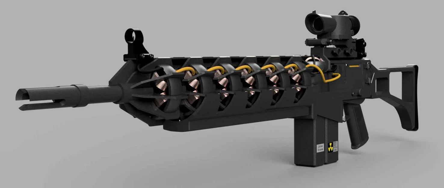 Mô hình súng Gauss Gun từ S.T.A.L.K.E.R – File in 3D cực chất - Image 3