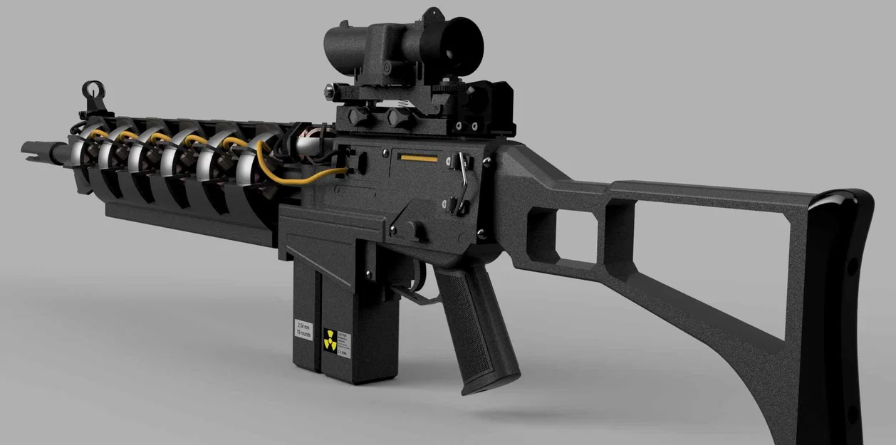 Mô hình súng Gauss Gun từ S.T.A.L.K.E.R – File in 3D cực chất - Image 4