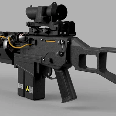 Mô hình súng Gauss Gun từ S.T.A.L.K.E.R – File in 3D cực chất