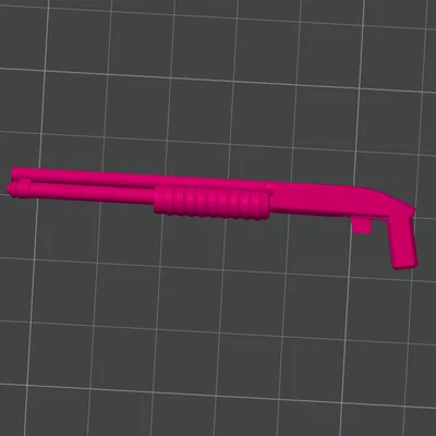 Mô hình súng shotgun Mossberg Tactical cho Dummy 13 (In 3D)