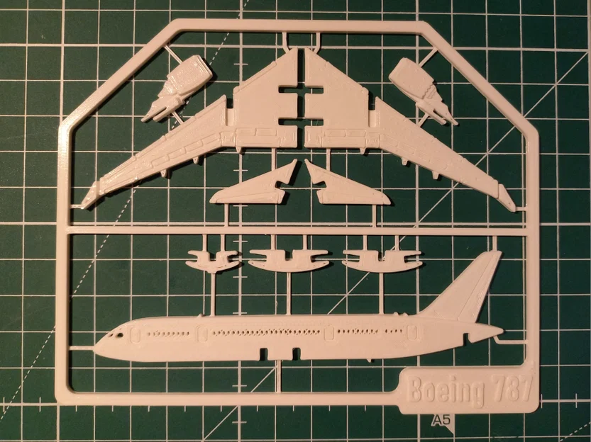 Kit Card Boeing 787 Dreamliner (Boeing 787-8) – Mô hình lắp ráp - Image 4