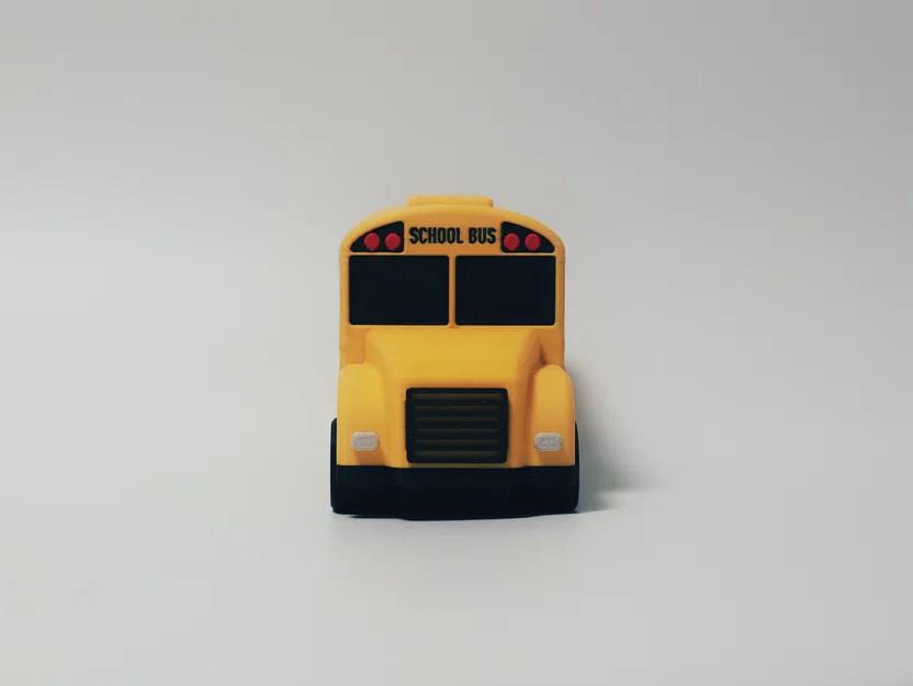 Hộp Bút Hình Xe Buýt Trường Học (School Bus Pencil Case) - Image 2