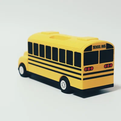 Hộp Bút Hình Xe Buýt Trường Học (School Bus Pencil Case)