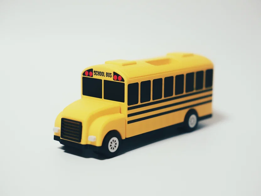 Hộp Bút Hình Xe Buýt Trường Học (School Bus Pencil Case) - Image 5