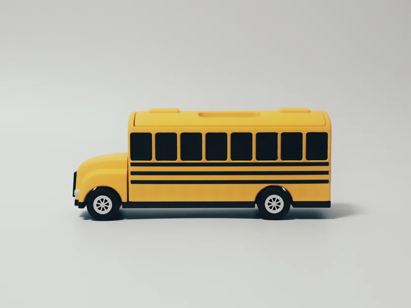 Hộp Bút Hình Xe Buýt Trường Học (School Bus Pencil Case) - Image 6