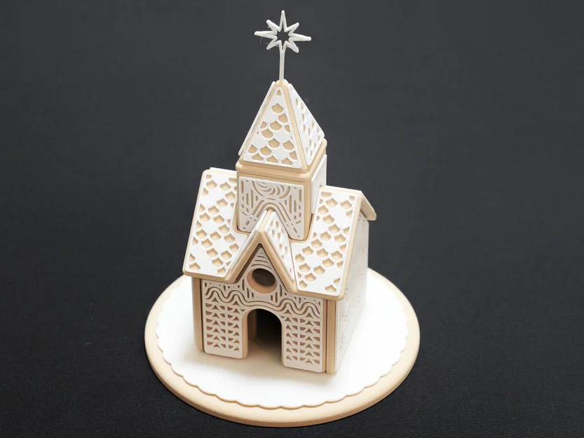 Bộ mô hình làng bánh gừng Gingerbread Village trang trí Giáng sinh - Image 5