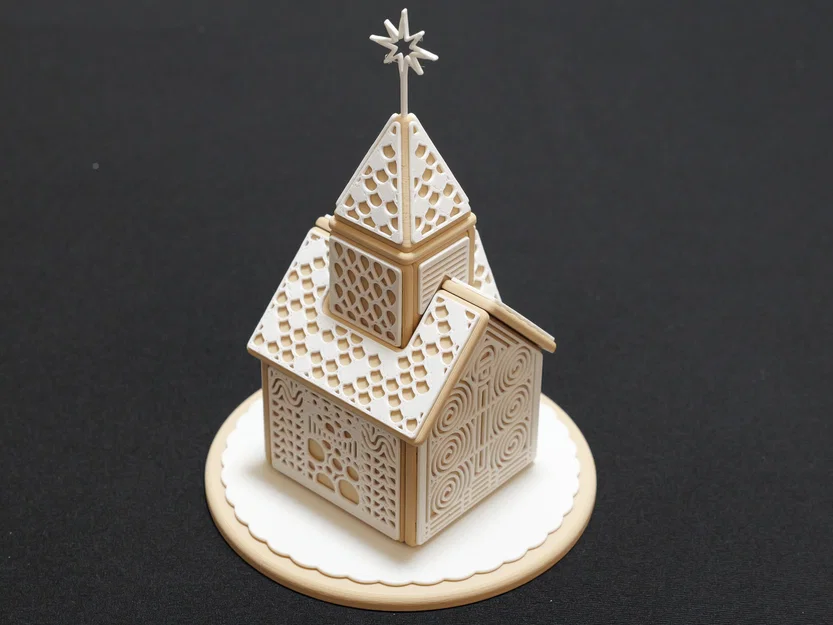 Bộ mô hình làng bánh gừng Gingerbread Village trang trí Giáng sinh - Image 20