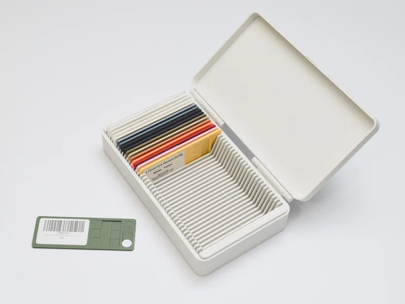 Hộp đựng mẫu thử nhựa in 3D (Filament Sample Box) tiện dụng - Image 1