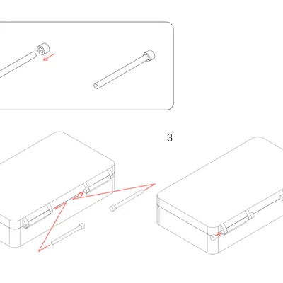 Hộp đựng mẫu thử nhựa in 3D (Filament Sample Box) tiện dụng