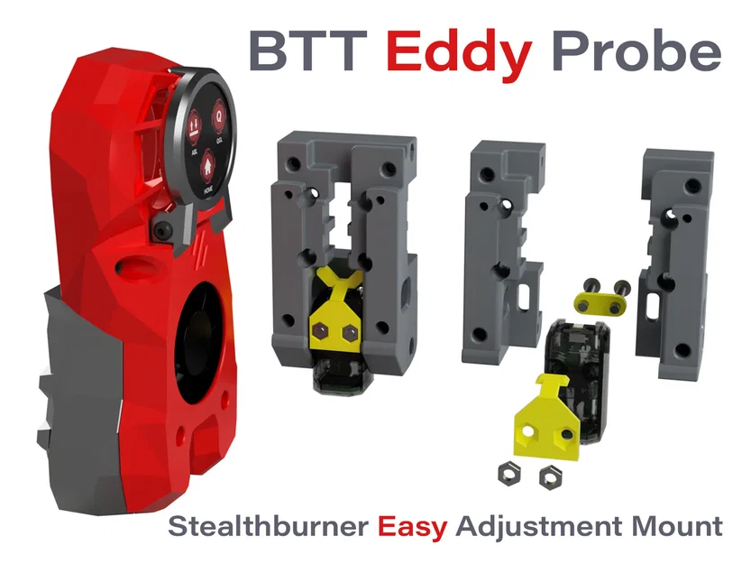BTT Eddy Probe Easy Adjustment Mount – Giá đỡ chỉnh nhanh cho Stealthburner - Image 1
