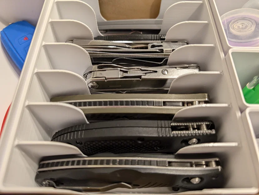 Khay Gridfinity sắp xếp EDC cho dao gấp & multitool - Image 2