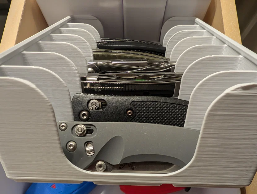 Khay Gridfinity sắp xếp EDC cho dao gấp & multitool - Image 3