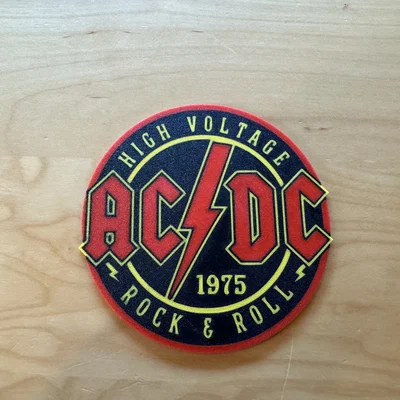 Lót Ly AC/DC (High Voltage - Rock & Roll) 105mm