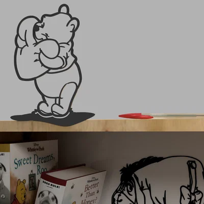 Winnie the Pooh ôm trái tim