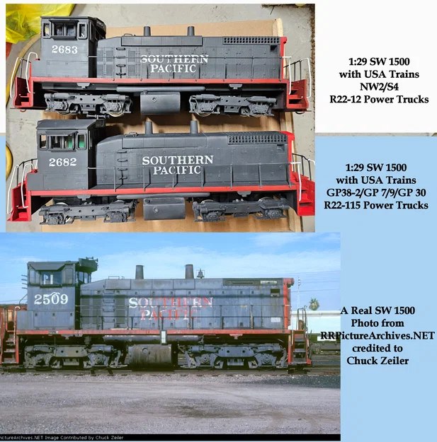 Đầu máy OpenRailway EMD SW 1500 G Scale motorized 1:29 cấu hình SP - Image 4