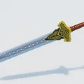Mô hình kiếm Viking 78cm - Tuyệt phẩm trang trí in 3D cực chi tiết - Thumbnail 1