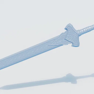 Mô hình kiếm Viking 78cm - Tuyệt phẩm trang trí in 3D cực chi tiết
