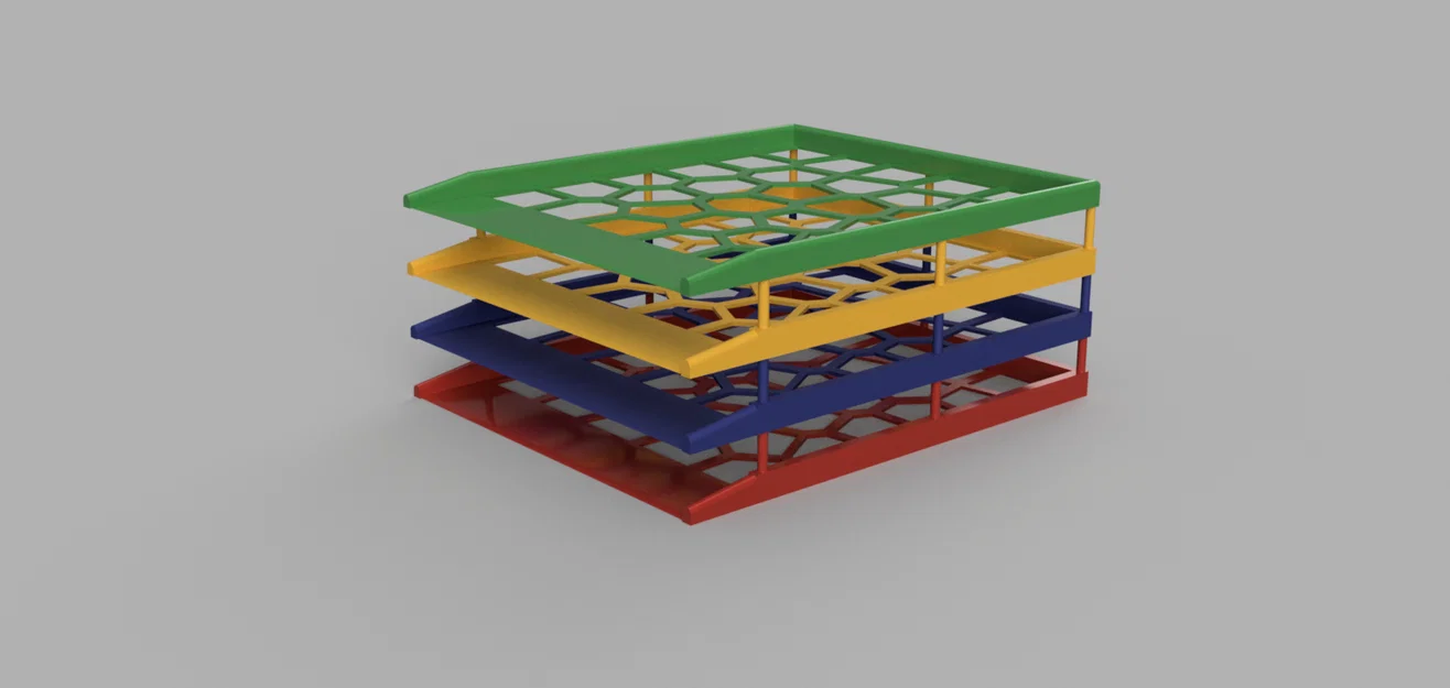 Khay đựng giấy xếp chồng (remix) - Image 1