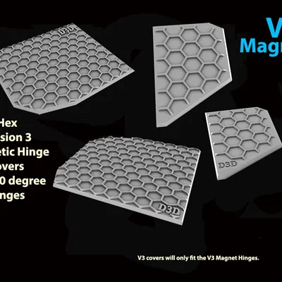 Bộ cover plate nam châm HEX V3 cho bản lề 270 độ V3