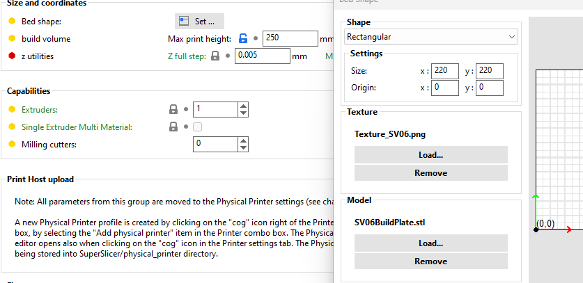 Texture & model buildplate Sovol SV06 cho PrusaSlicer/SuperSlicer - Image 2