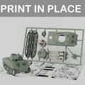 Mô hình xe tăng Sherman Kit Card - In 3D lắp ráp cực dễ - Thumbnail 1