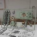 Mô hình xe tăng Sherman Kit Card - In 3D lắp ráp cực dễ - Thumbnail 3