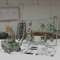 Mô hình xe tăng Sherman Kit Card - In 3D lắp ráp cực dễ - Thumbnail 4