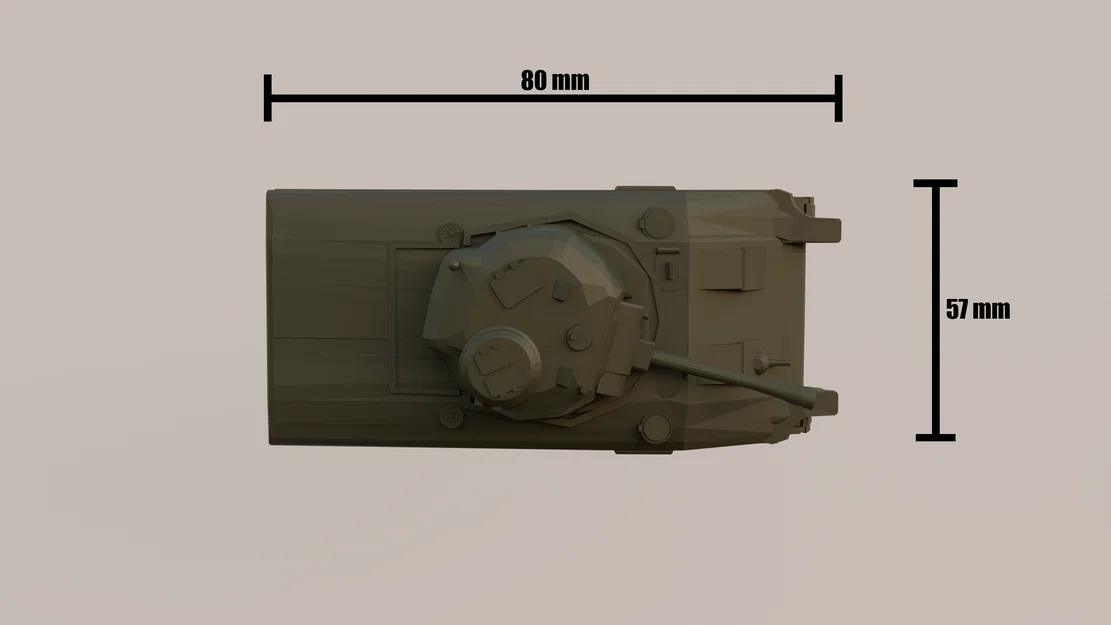 Mô hình xe tăng Sherman M4 Kitcard - In 3D nhanh chóng và chi tiết - Image 4