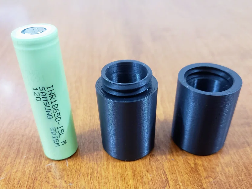 Hộp đựng bảo vệ pin 18650 vặn ren - Image 3