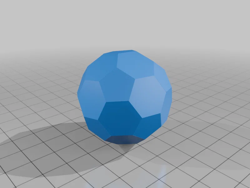 Mô hình quả bóng đá 3D độc đáo để in ấn tại nhà - Image 1
