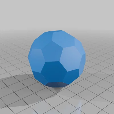 Mô hình quả bóng đá 3D độc đáo để in ấn tại nhà
