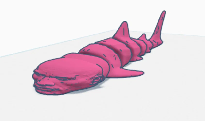 Mô hình Rark (The Rock Shark) độc lạ dành cho máy in 3D - Image 1