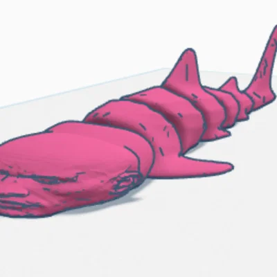 Mô hình Rark (The Rock Shark) độc lạ dành cho máy in 3D