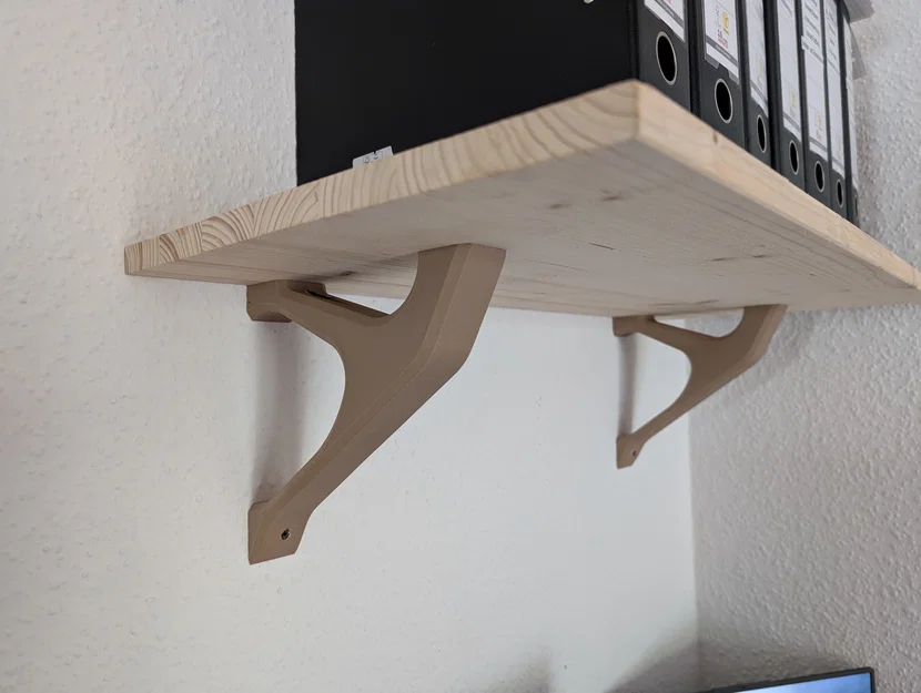 Tay Đỡ Kệ Siêu Nặng 100kg (1 cái) - Super Heavy Duty Shelf Bracket - Image 1