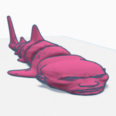 Mô hình Rark (The Rock Shark) độc lạ dành cho máy in 3D