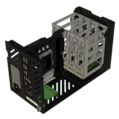 Case NAS ITX 4-Bay Hot-swap
